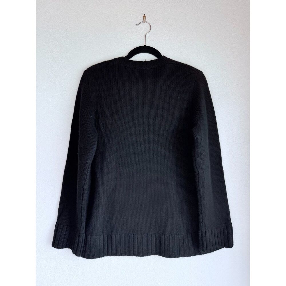 NEW Jenni Kayne 100% Cashmere Amelia Crew Neck Oversized Sweater in Black Sz XXS - Picture 10 of 16
